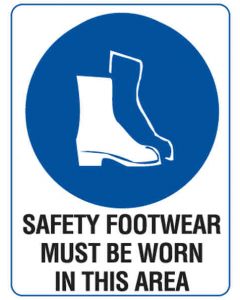 Safety Foot Wear Must Be Worn In This Area