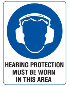 Hearing Proctection Must Be Worn In This Area